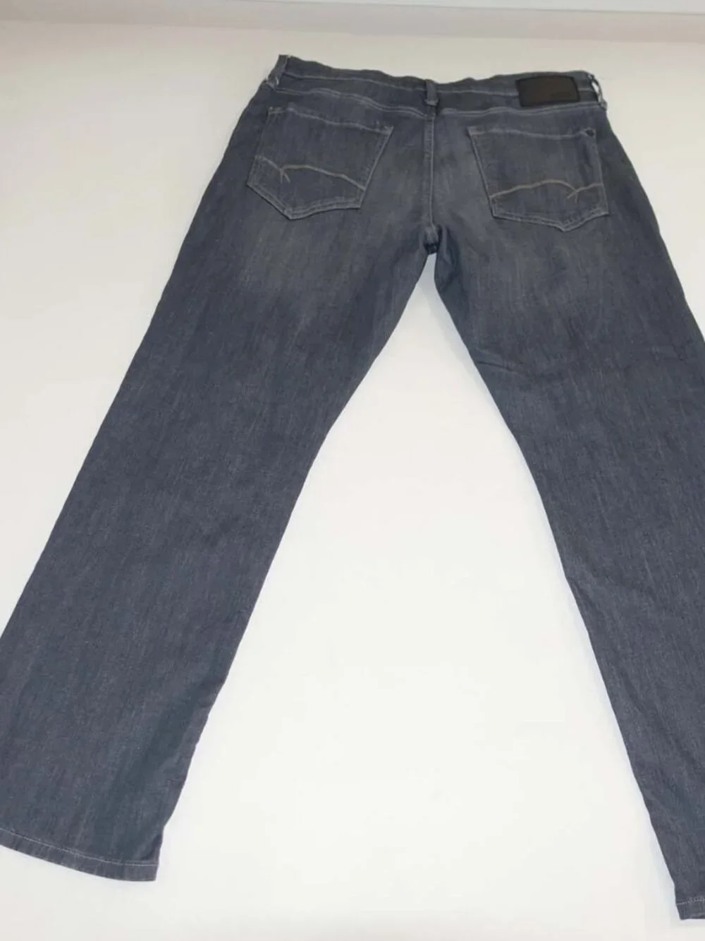 Mavi Men's Matt Relaxed Straight Leg Jeans Size 36 x 30 Gray Mid Rise Denim